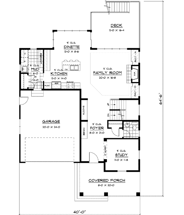 Main Floor Plan: 38-161