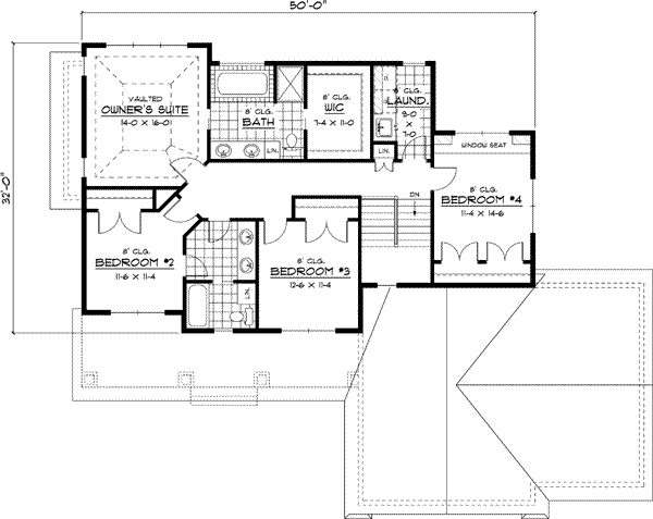 Upper/Second Floor Plan: 38-163