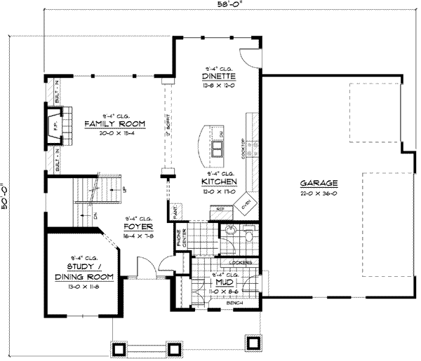 Main Floor Plan: 38-167