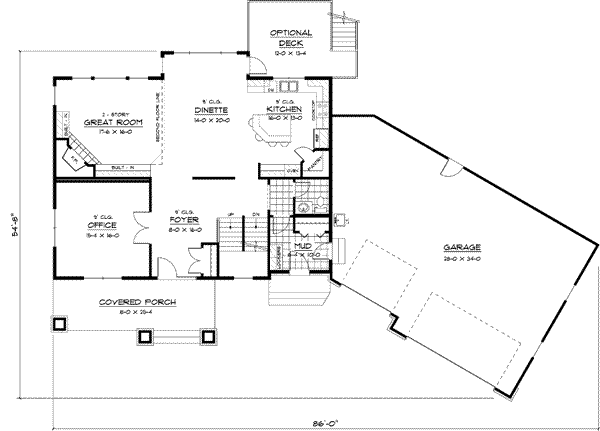 Main Floor Plan: 38-169