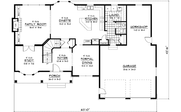 Main Floor Plan: 38-170
