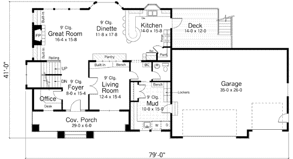 Main Floor Plan: 38-172