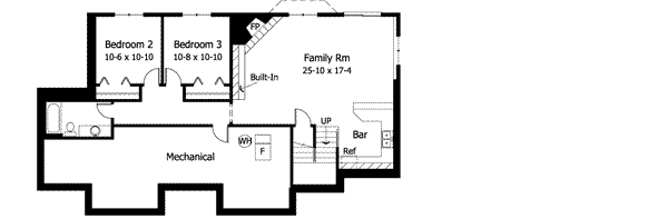 Lower Floor Plan: 38-176