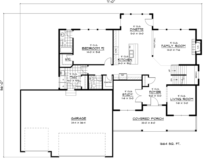 Main Floor Plan: 38-177