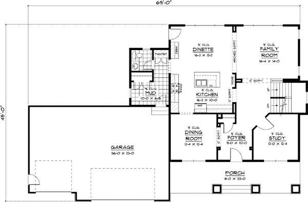Main Floor Plan: 38-178