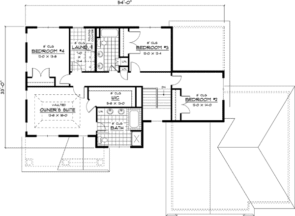 Upper/Second Floor Plan: 38-179