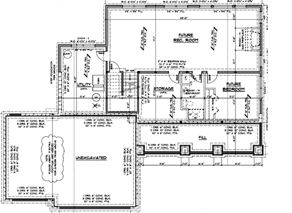 Lower Floor Plan: 38-181