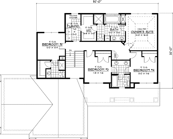 Upper/Second Floor Plan: 38-181