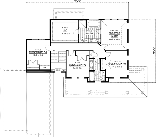 Upper/Second Floor Plan: 38-183