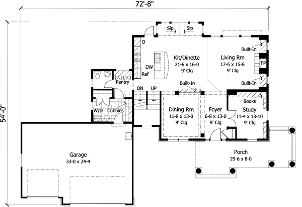 Main Floor Plan: 38-185