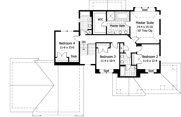Upper/Second Floor Plan: 38-185