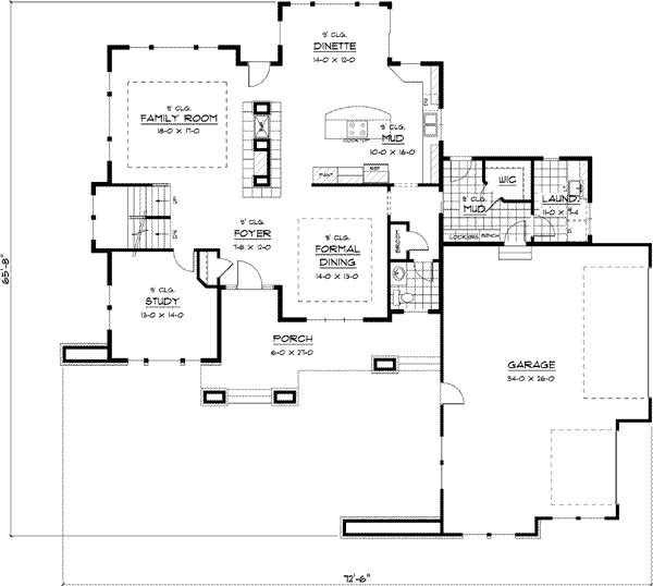 Main Floor Plan: 38-186