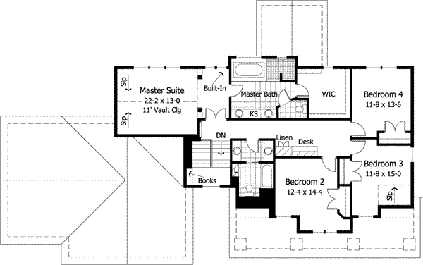 Upper/Second Floor Plan: 38-193