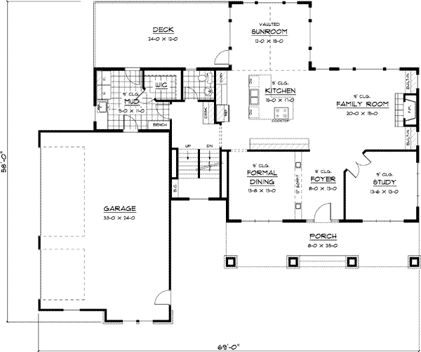 Main Floor Plan: 38-196