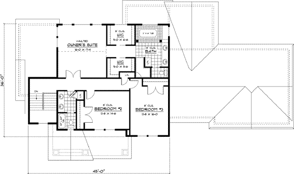 Upper/Second Floor Plan: 38-197