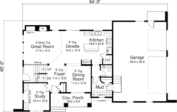 Main Floor Plan: 38-198