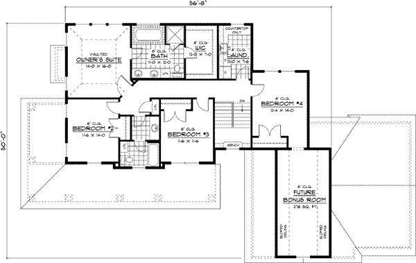 Upper/Second Floor Plan: 38-201