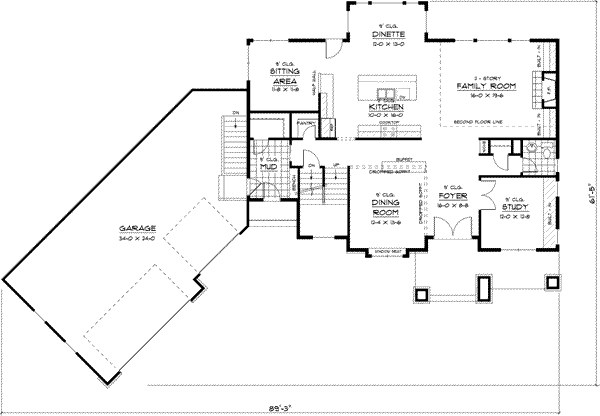 Main Floor Plan: 38-205