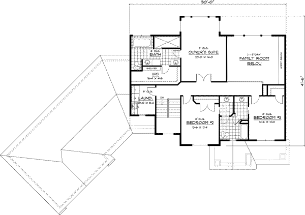 Upper/Second Floor Plan: 38-205