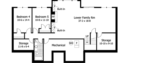 Lower Floor Plan: 38-206