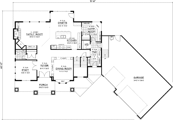 Main Floor Plan: 38-207
