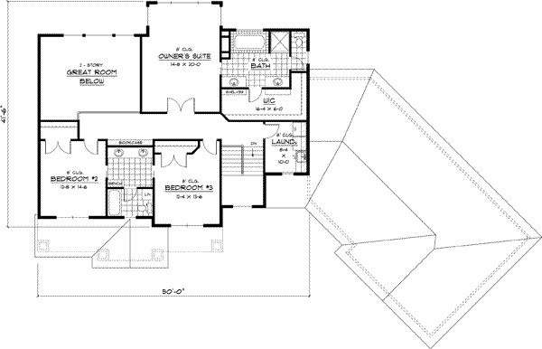 Upper/Second Floor Plan: 38-207