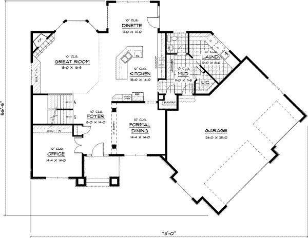 Main Floor Plan: 38-209