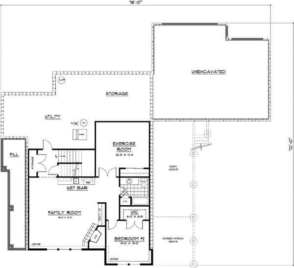 Lower Floor Plan: 38-211