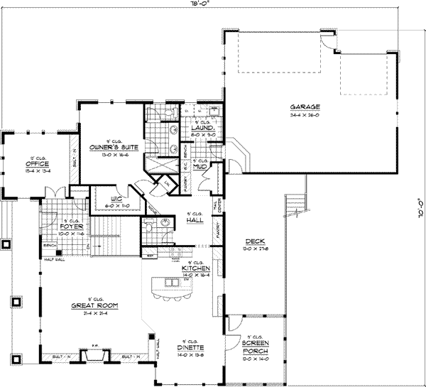Main Floor Plan: 38-211