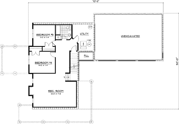 Lower Floor Plan: 38-212