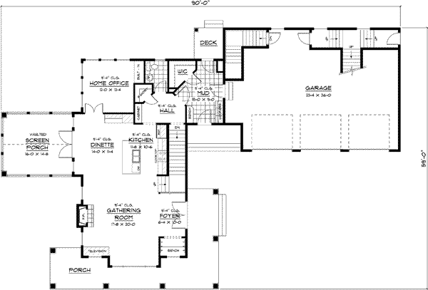 Main Floor Plan: 38-212