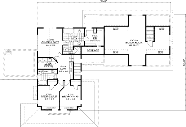 Upper/Second Floor Plan: 38-212