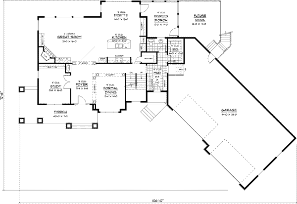 Main Floor Plan: 38-213