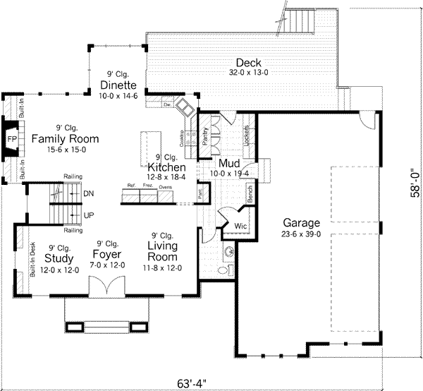 Main Floor Plan: 38-215