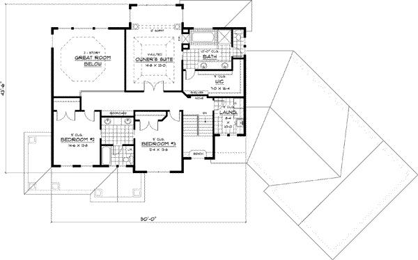 Upper/Second Floor Plan: 38-217
