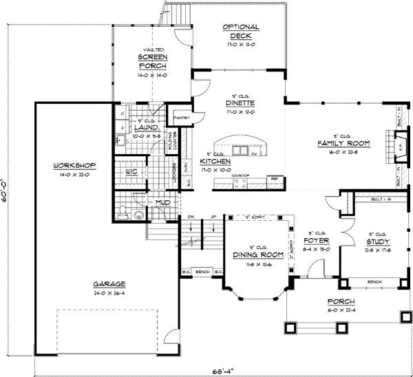 Main Floor Plan: 38-218