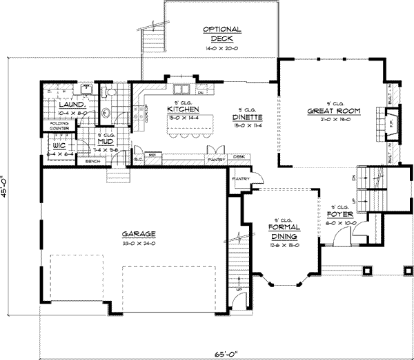 Main Floor Plan: 38-221