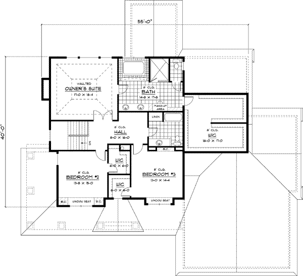 Upper/Second Floor Plan: 38-223
