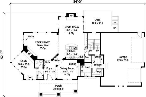 Main Floor Plan: 38-229