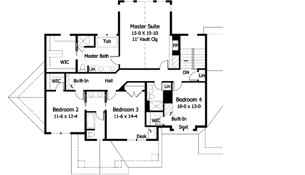Upper/Second Floor Plan: 38-229