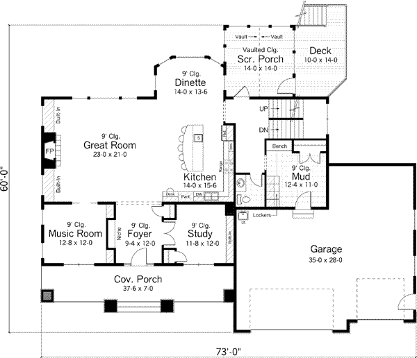 Main Floor Plan: 38-230