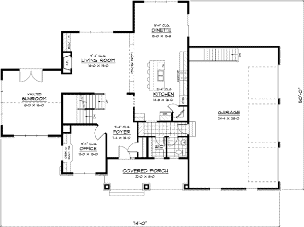 Main Floor Plan: 38-232