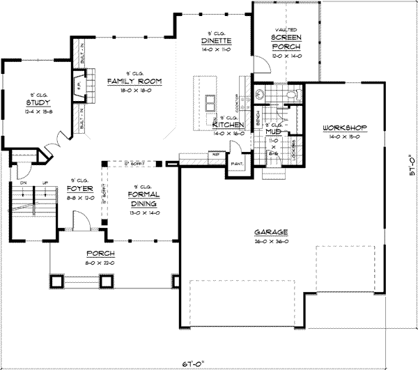 Main Floor Plan: 38-236