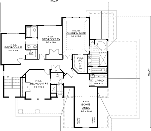 Upper/Second Floor Plan: 38-236