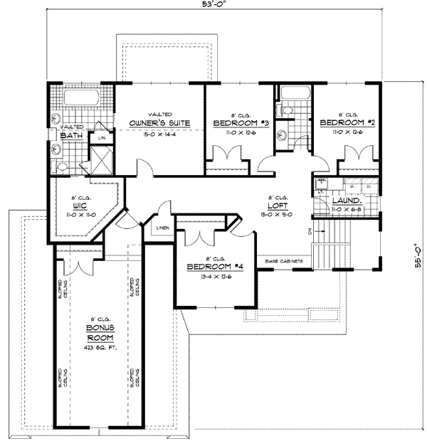 Upper/Second Floor Plan: 38-237