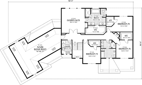 Upper/Second Floor Plan: 38-239