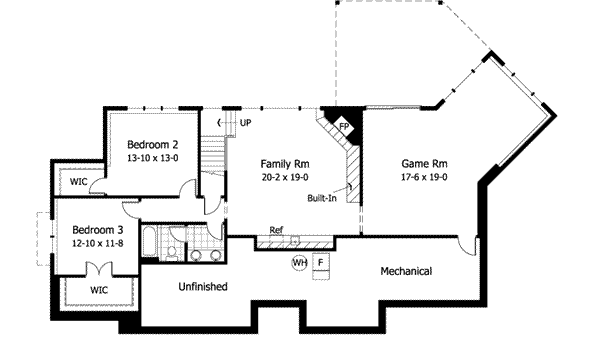 Lower Floor Plan: 38-242