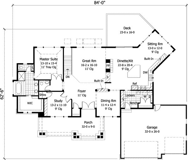 Main Floor Plan: 38-242