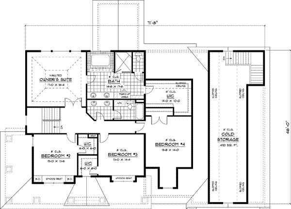 Upper/Second Floor Plan: 38-243