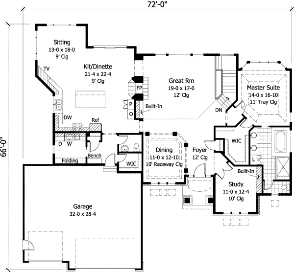 Main Floor Plan: 38-245